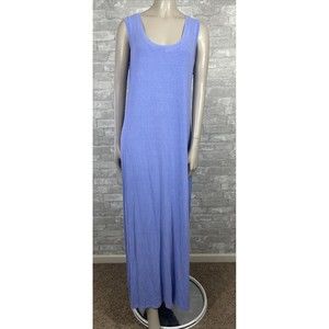 Fresh Produce Medium Blue Sleeveless Scoop neck Maxi Dress